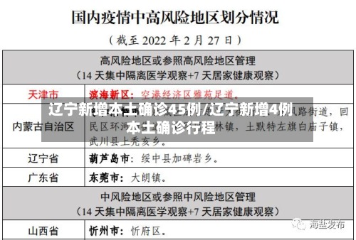 辽宁新增本土确诊45例/辽宁新增4例本土确诊行程-第2张图片