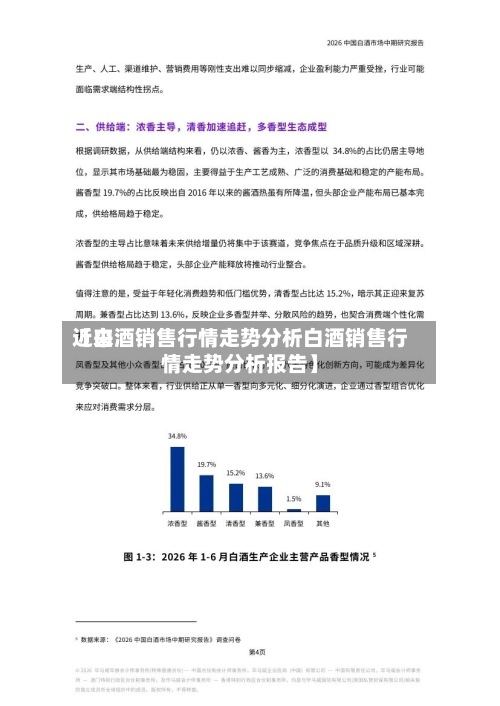 近来【白酒销售行情走势分析白酒销售行情走势分析报告】