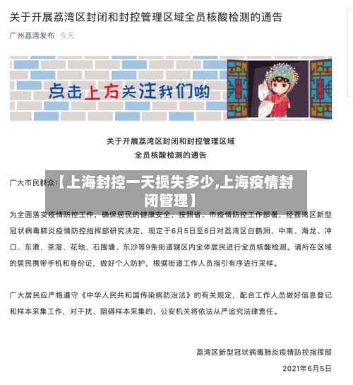 【上海封控一天损失多少,上海疫情封闭管理】
