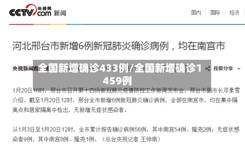 全国新增确诊433例/全国新增确诊1459例-第2张图片