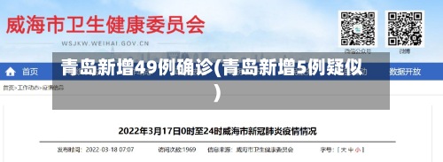 青岛新增49例确诊(青岛新增5例疑似)-第2张图片