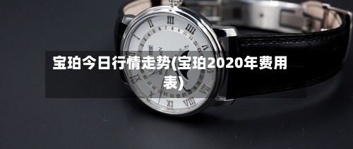 宝珀今日行情走势(宝珀2020年费用表)