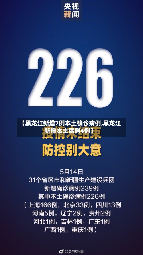 【黑龙江新增7例本土确诊病例,黑龙江新增本土病例4例】-第2张图片