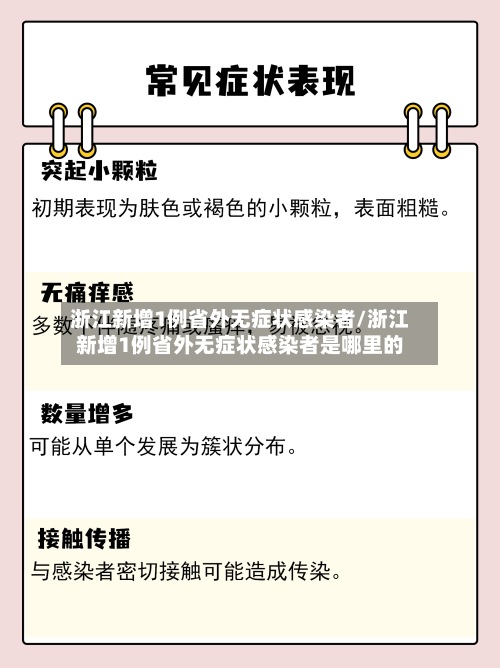 浙江新增1例省外无症状感染者/浙江新增1例省外无症状感染者是哪里的