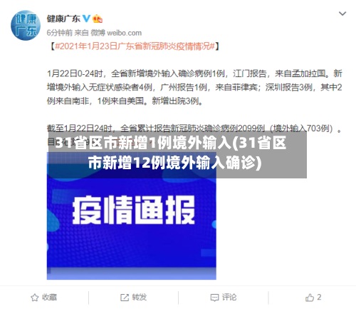 31省区市新增1例境外输入(31省区市新增12例境外输入确诊)-第2张图片