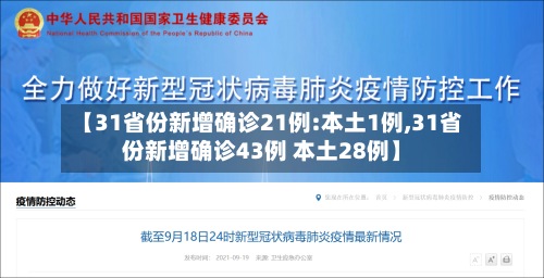 【31省份新增确诊21例:本土1例,31省份新增确诊43例 本土28例】