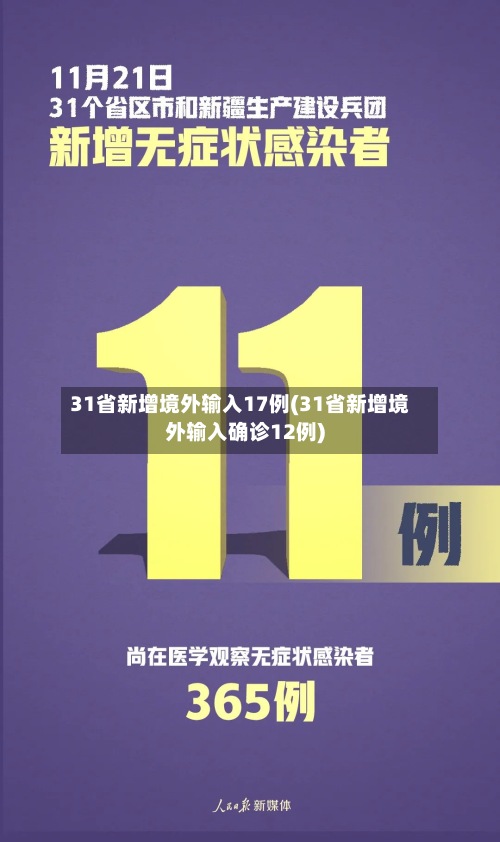 31省新增境外输入17例(31省新增境外输入确诊12例)-第2张图片