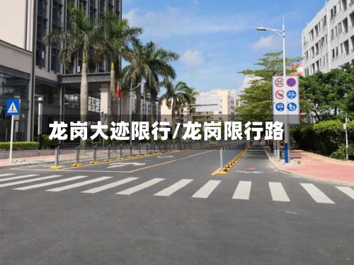 龙岗大迹限行/龙岗限行路-第3张图片