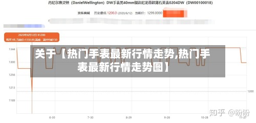 关于【热门手表最新行情走势,热门手表最新行情走势图】-第2张图片