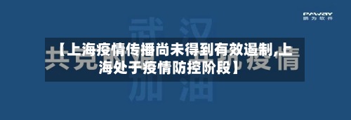 【上海疫情传播尚未得到有效遏制,上海处于疫情防控阶段】-第3张图片