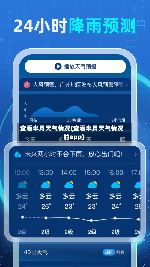 查看半月天气情况(查看半月天气情况的app)