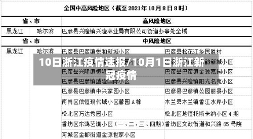 10日浙江疫情速报/10月1日浙江新冠疫情-第2张图片