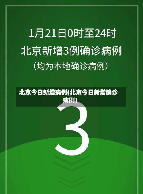 北京今日新增病例(北京今日新增确诊病例)