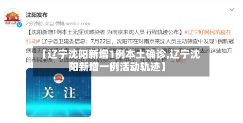 【辽宁沈阳新增1例本土确诊,辽宁沈阳新增一例活动轨迹】-第3张图片