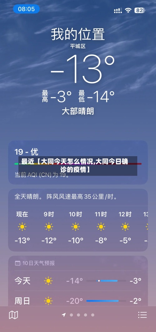 最近【大同今天怎么情况,大同今日确诊的疫情】