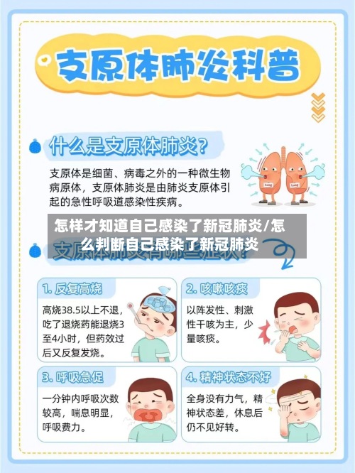 怎样才知道自己感染了新冠肺炎/怎么判断自己感染了新冠肺炎-第2张图片