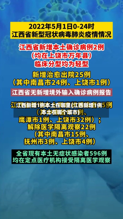江西新增1例本土在哪里(江西新增1例本土在哪个城市)