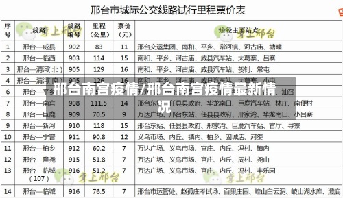 邢台南宫疫情/邢台南宫疫情最新情况-第2张图片