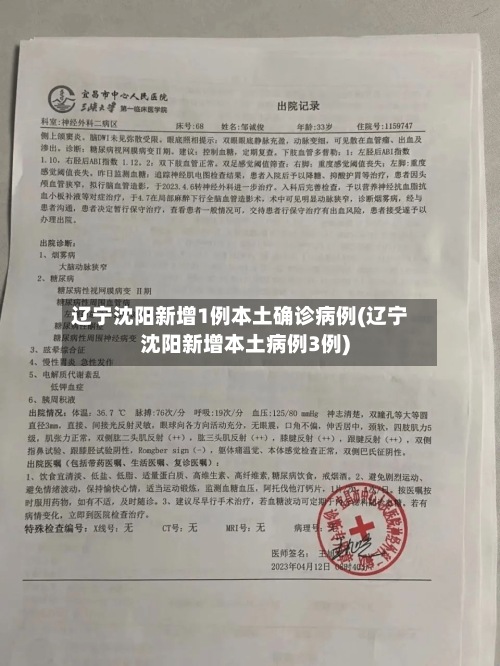 辽宁沈阳新增1例本土确诊病例(辽宁沈阳新增本土病例3例)-第3张图片