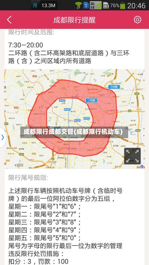 成都限行成都交管(成都限行机动车)-第2张图片