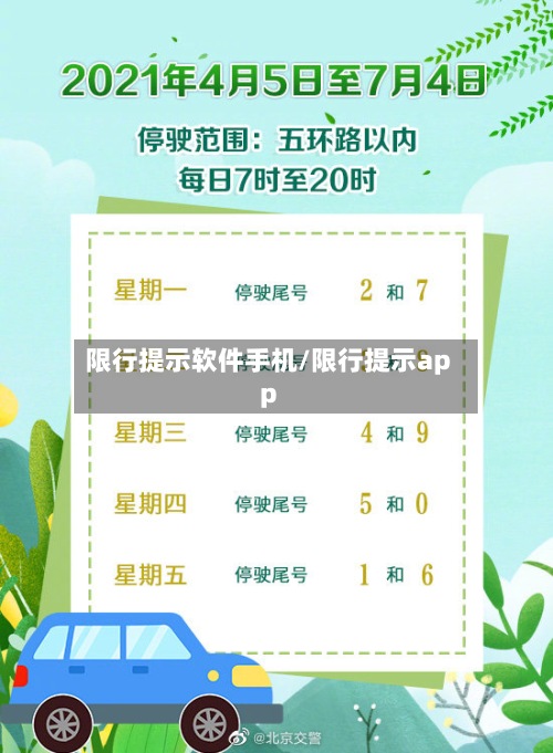 限行提示软件手机/限行提示app-第2张图片