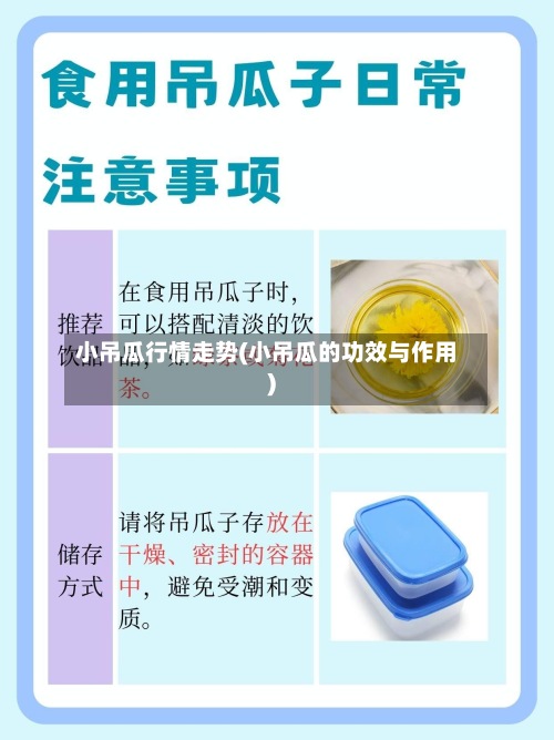 小吊瓜行情走势(小吊瓜的功效与作用)-第2张图片