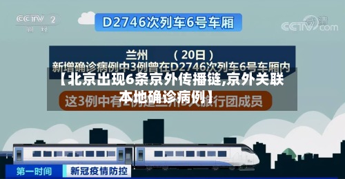 【北京出现6条京外传播链,京外关联本地确诊病例】